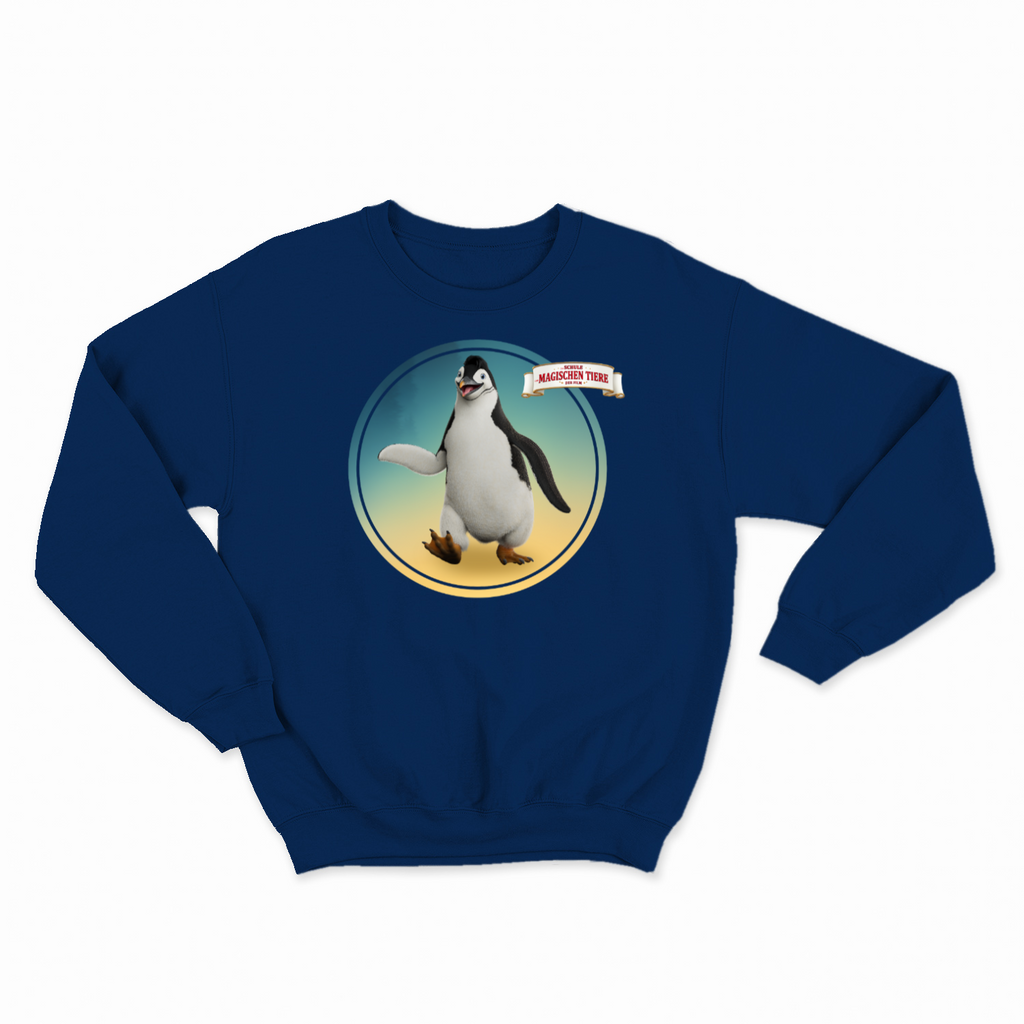 Juri, der Pinguin (Rund) II – Kids Sweatshirt