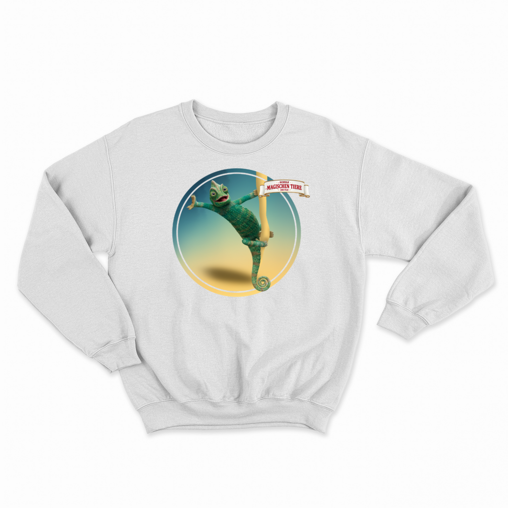 Caspar, das Chamäleon (Rund) II – Kids Sweatshirt