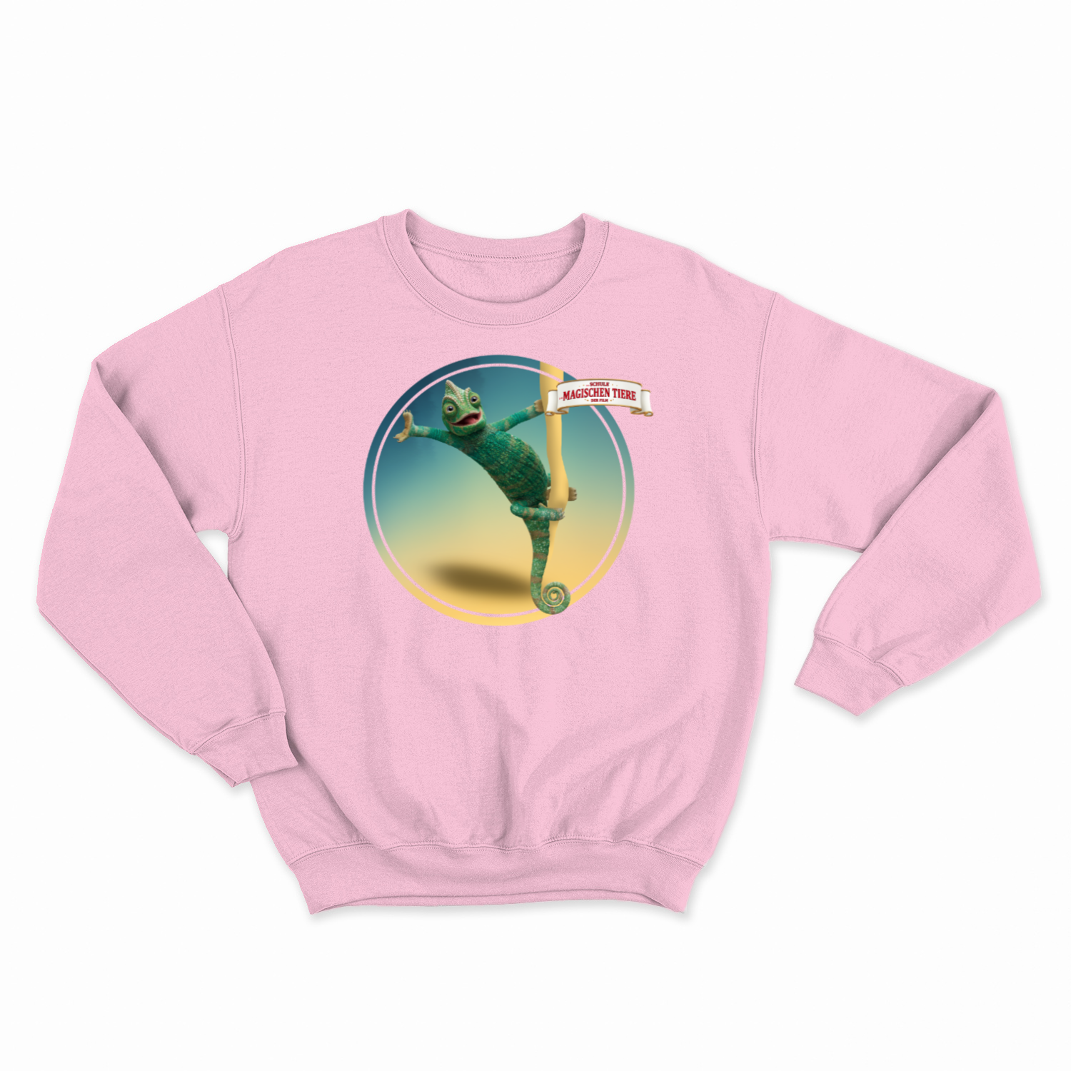 Caspar, das Chamäleon (Rund) II – Kids Sweatshirt