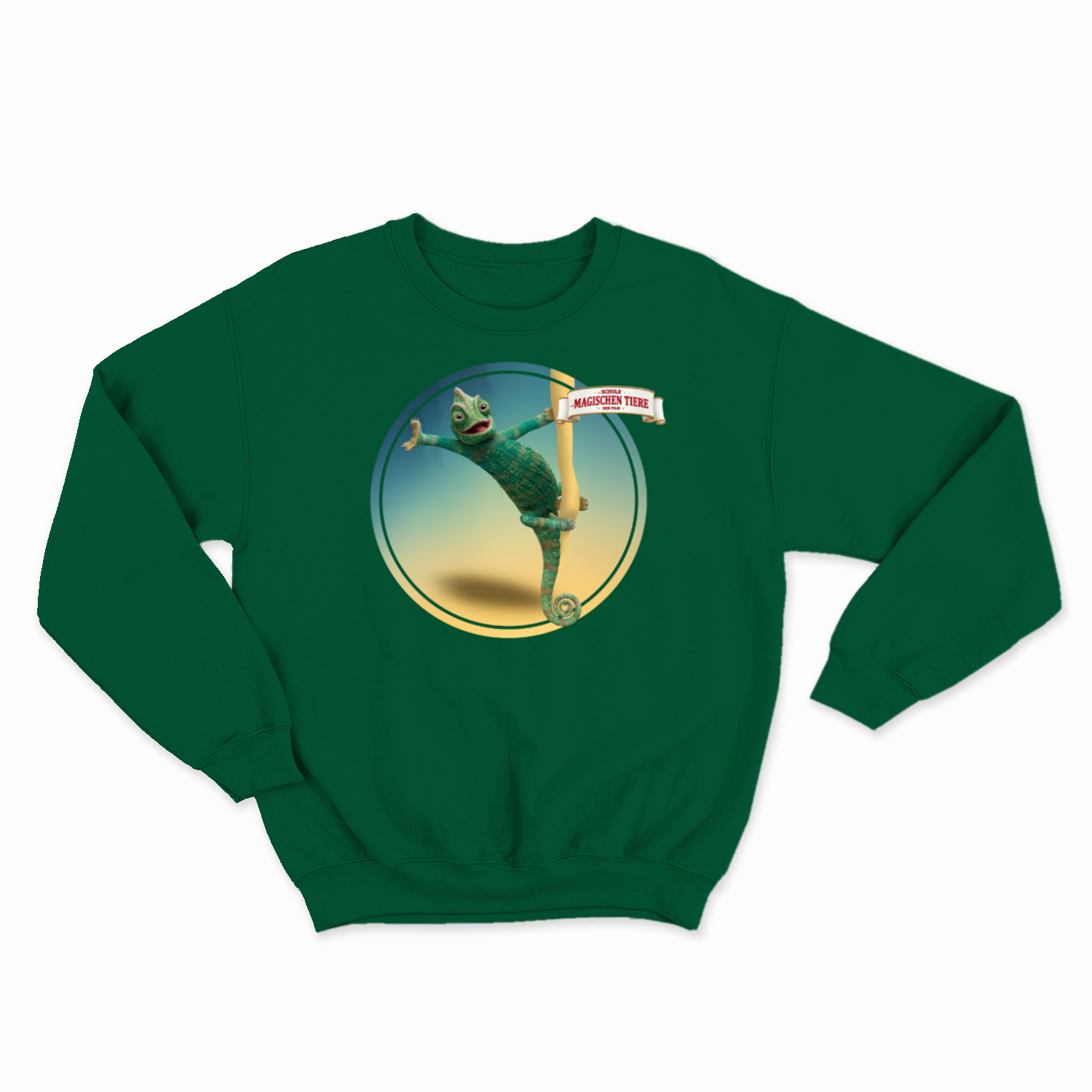Caspar, das Chamäleon (Rund) II – Kids Sweatshirt