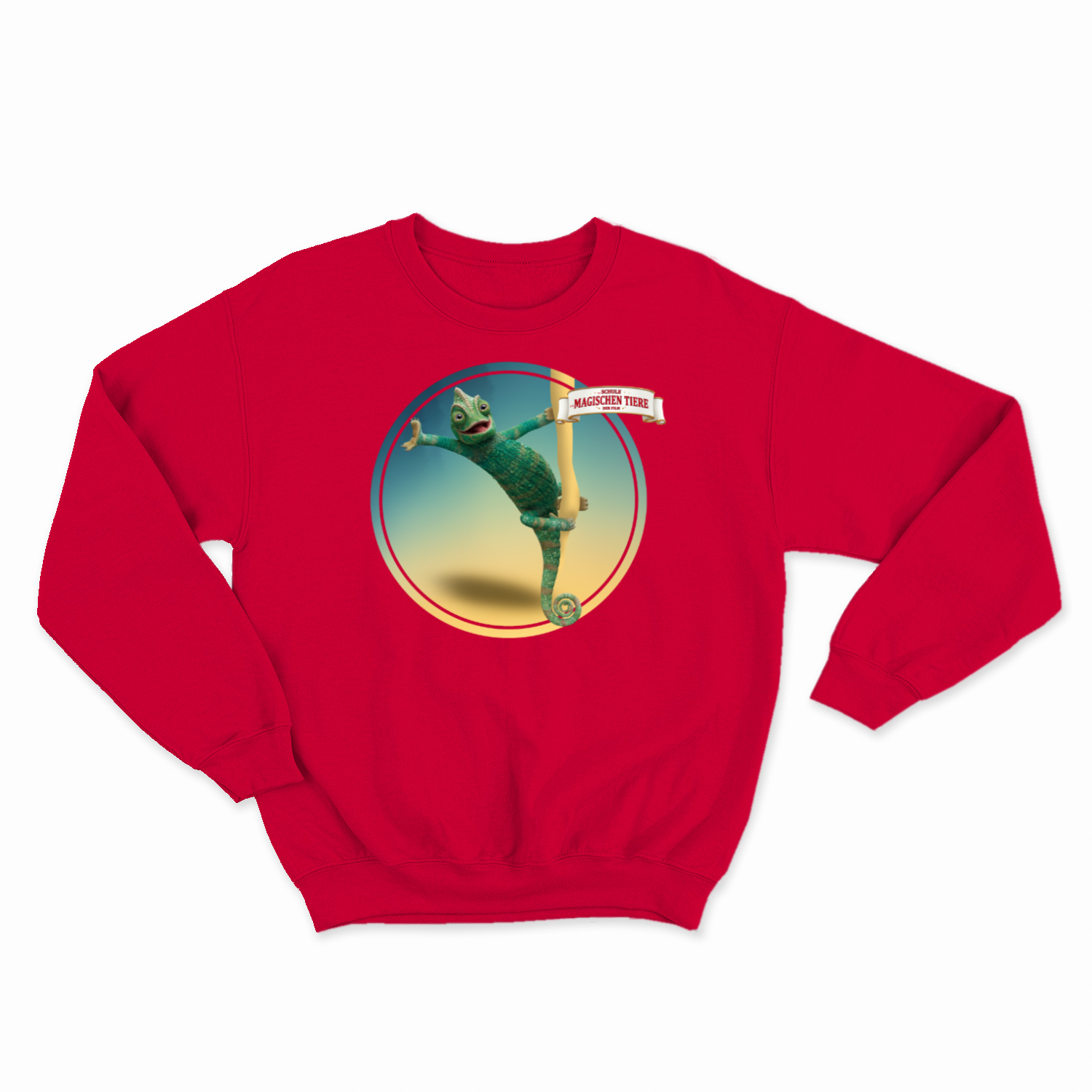 Caspar, das Chamäleon (Rund) II – Kids Sweatshirt