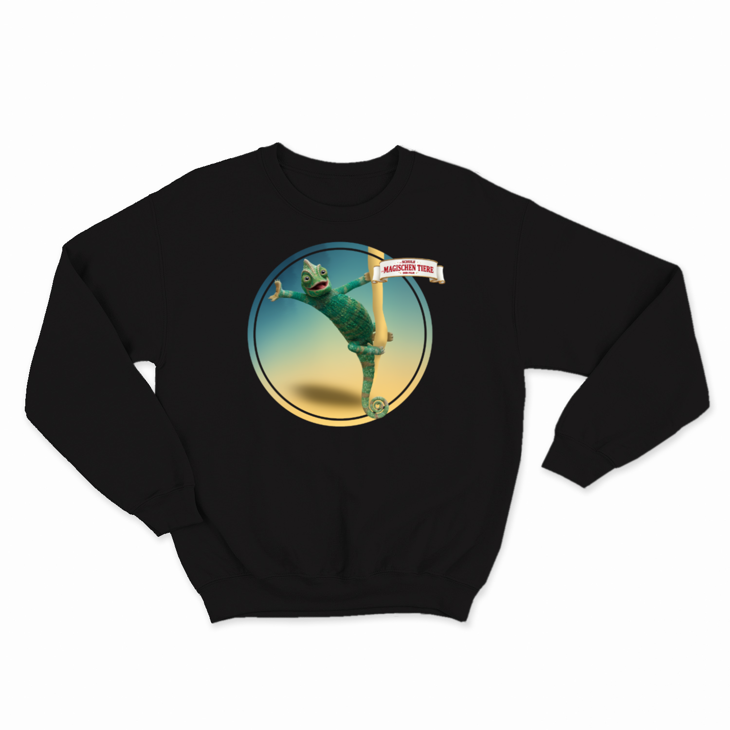 Caspar, das Chamäleon (Rund) II – Kids Sweatshirt