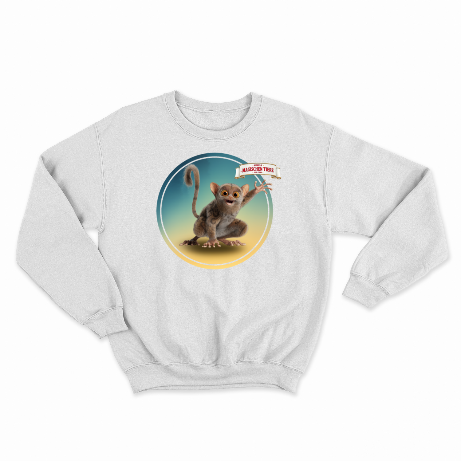 Fitzgeraldo, der Koboldmaki (Rund) II – Kids Sweatshirt
