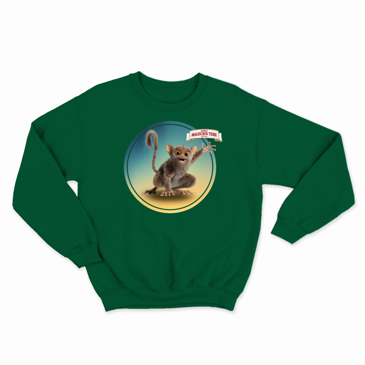 Fitzgeraldo, der Koboldmaki (Rund) II – Kids Sweatshirt