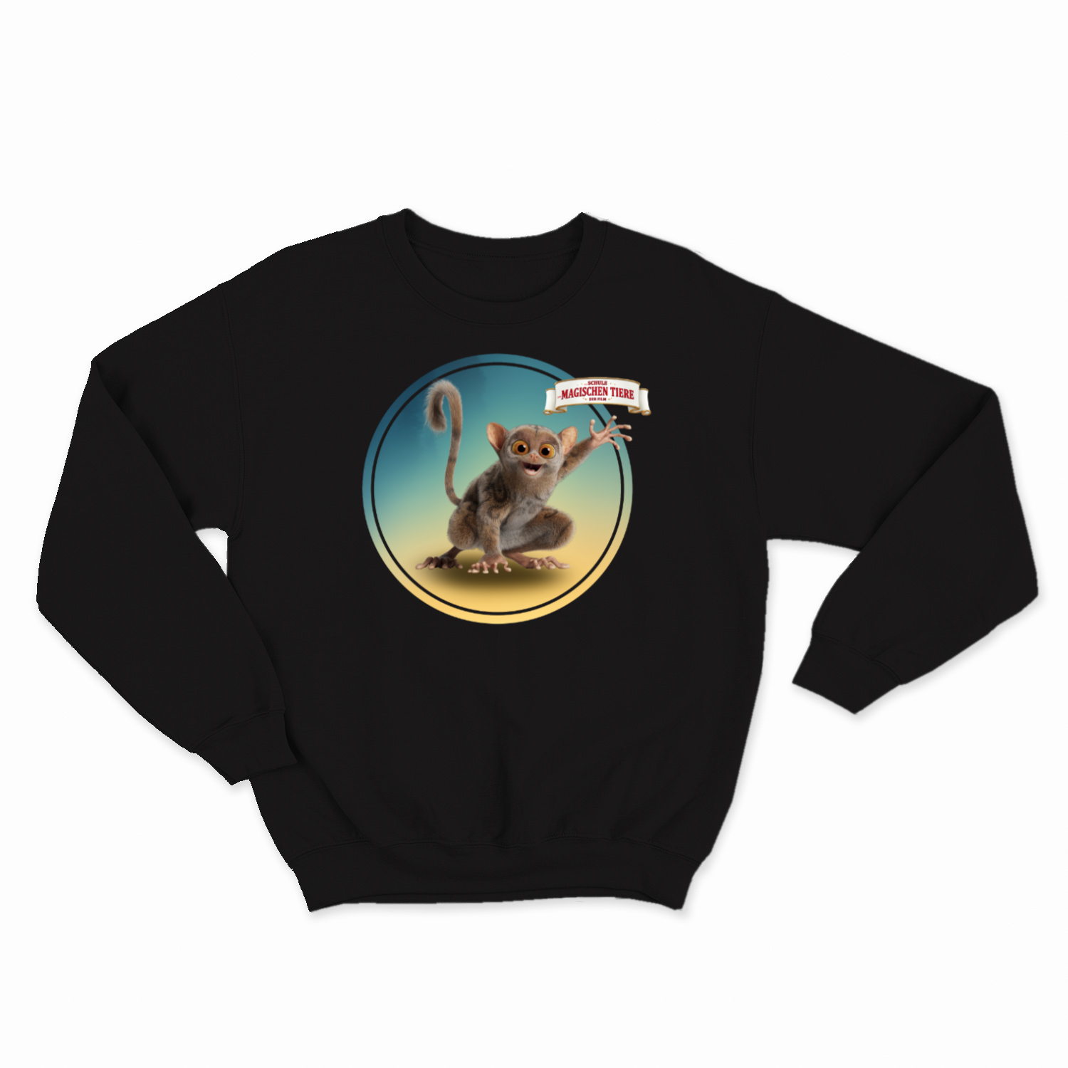 Fitzgeraldo, der Koboldmaki (Rund) II – Kids Sweatshirt