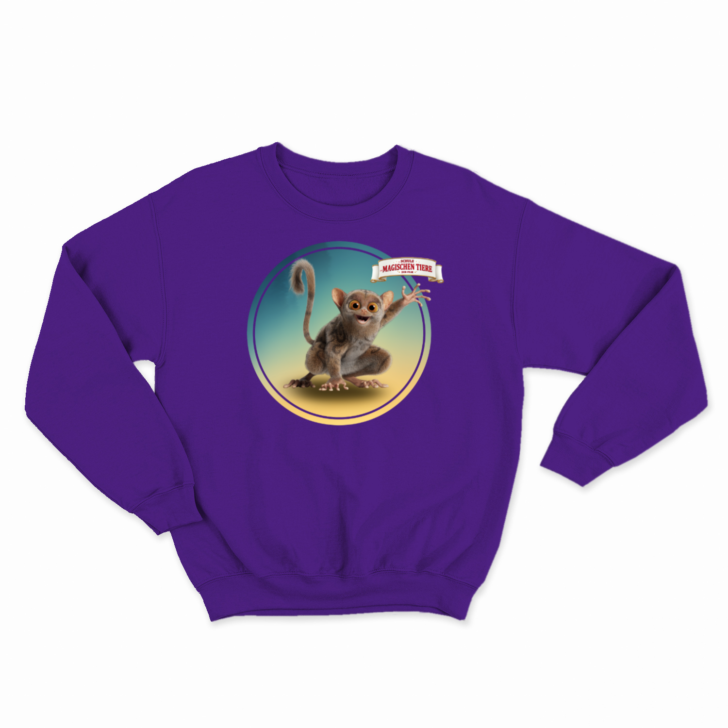 Fitzgeraldo, der Koboldmaki (Rund) II – Kids Sweatshirt
