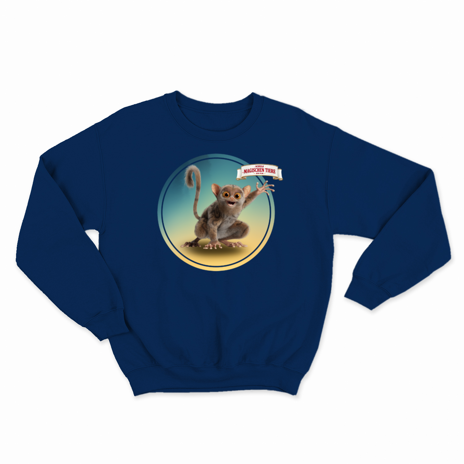 Fitzgeraldo, der Koboldmaki (Rund) II – Kids Sweatshirt