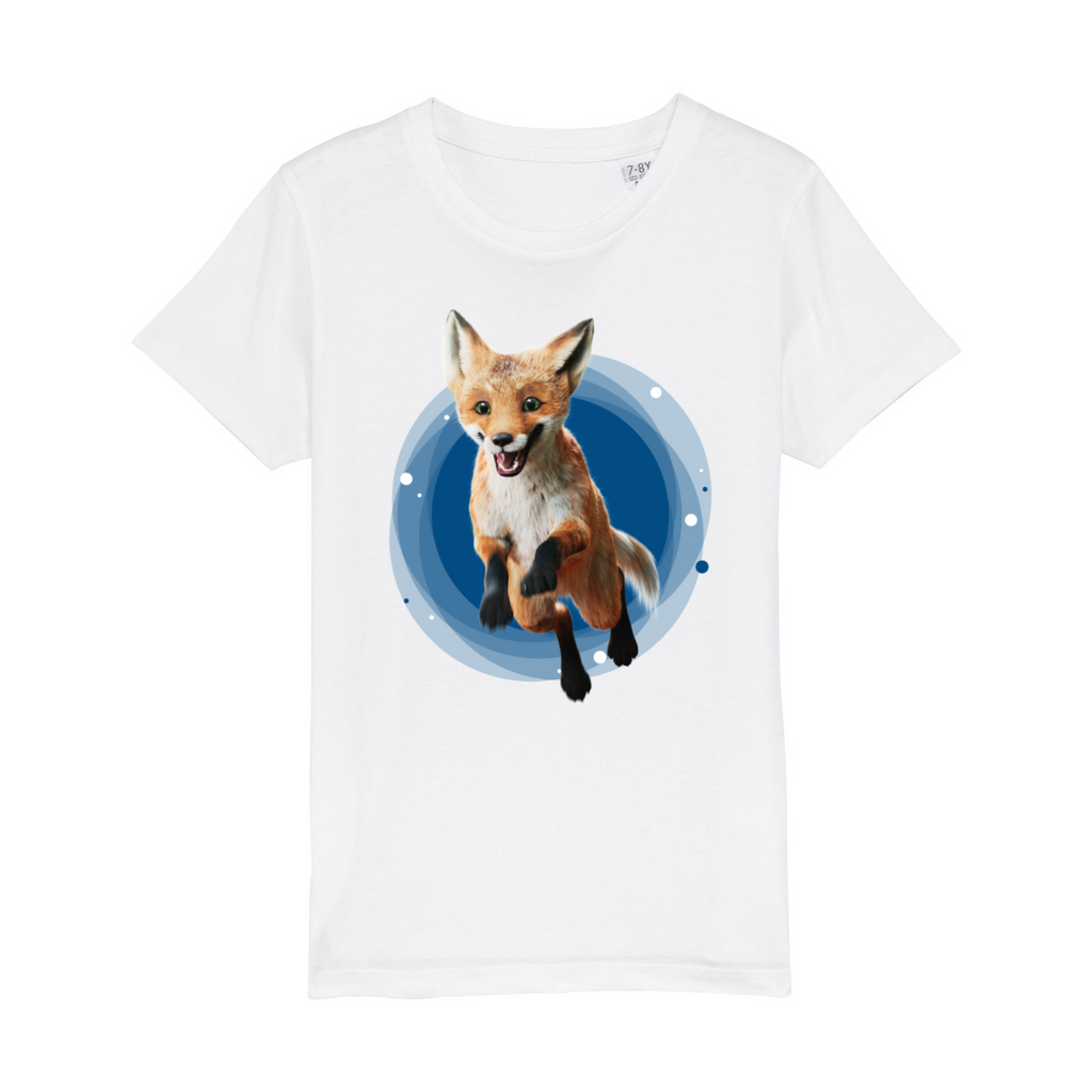 Rabbat, der Fuchs springend - Kids T-Shirt