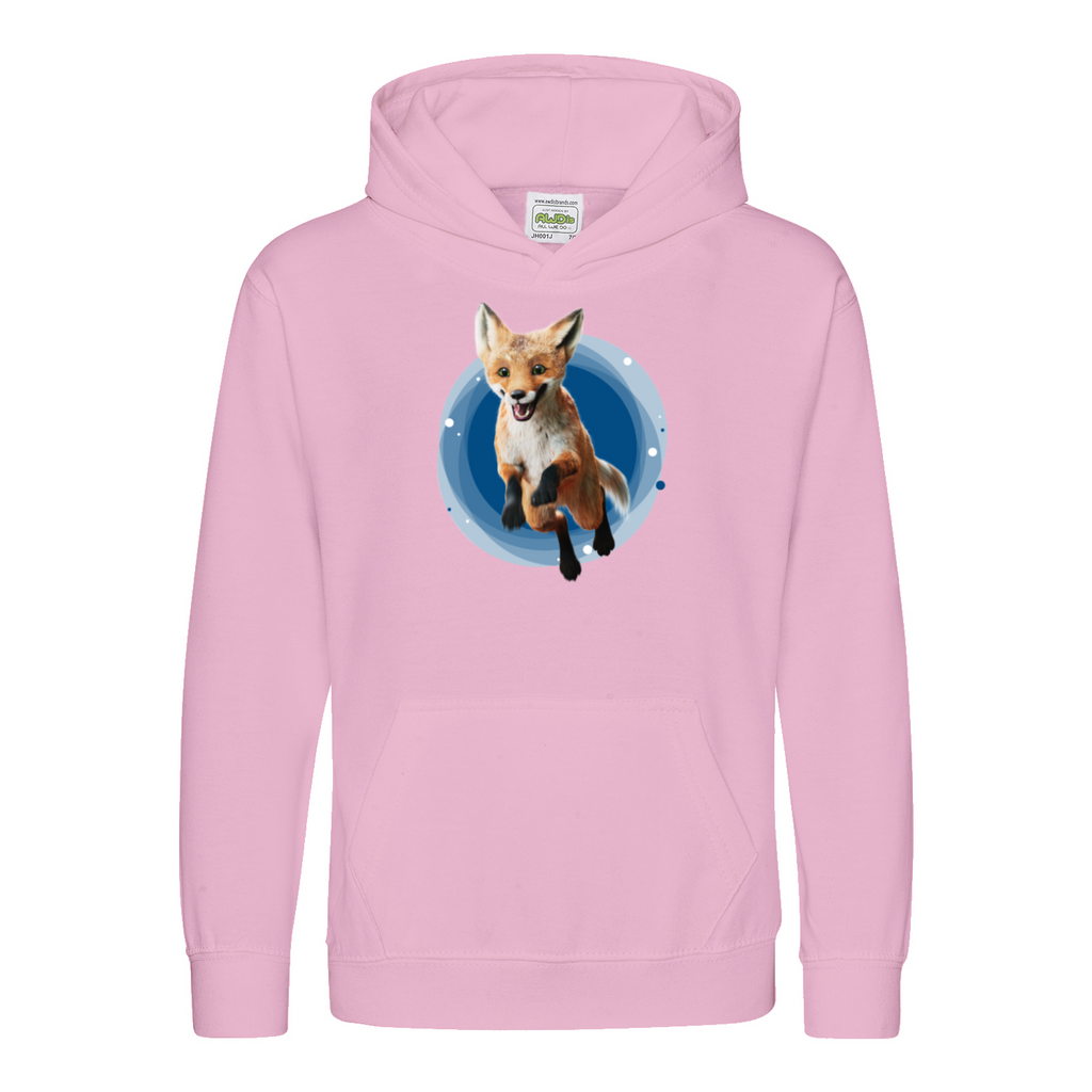 Rabbat, der Fuchs springend - Kids Hoodie