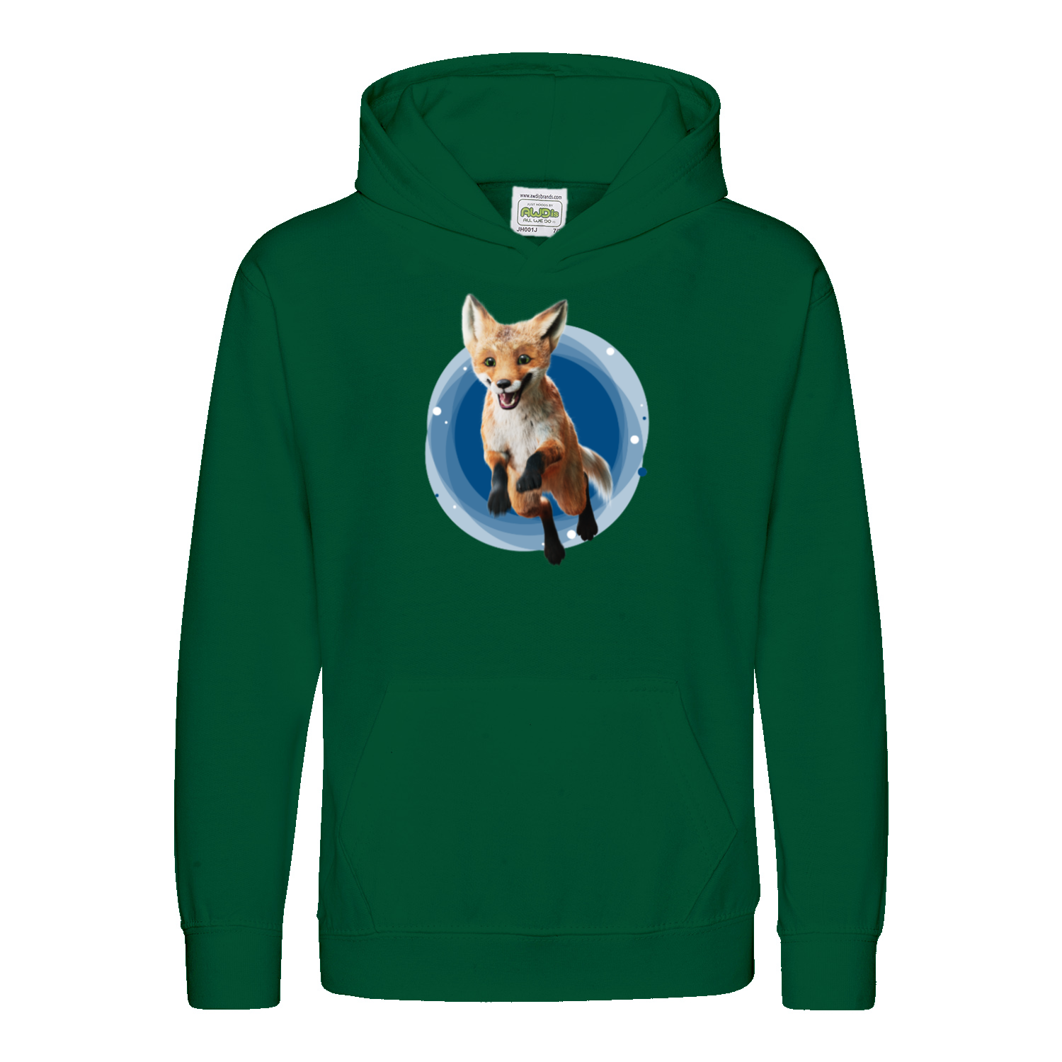 Rabbat, der Fuchs springend - Kids Hoodie