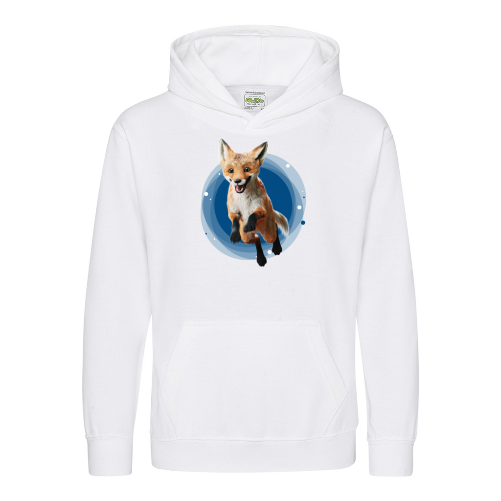 Rabbat, der Fuchs springend - Kids Hoodie
