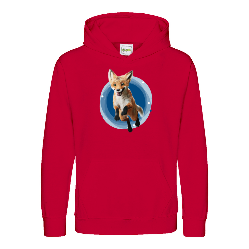 Rabbat, der Fuchs springend - Kids Hoodie