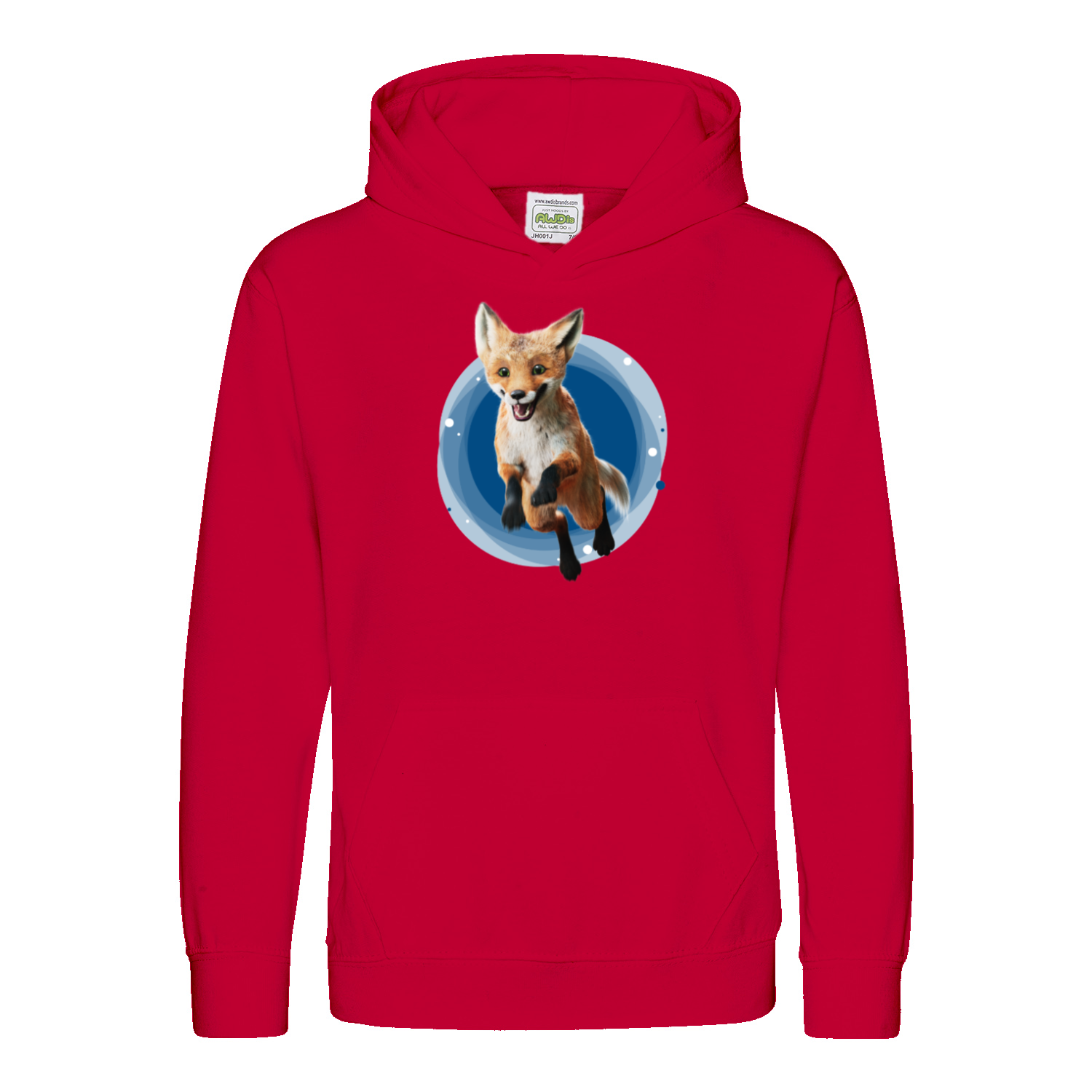Rabbat, der Fuchs springend - Kids Hoodie