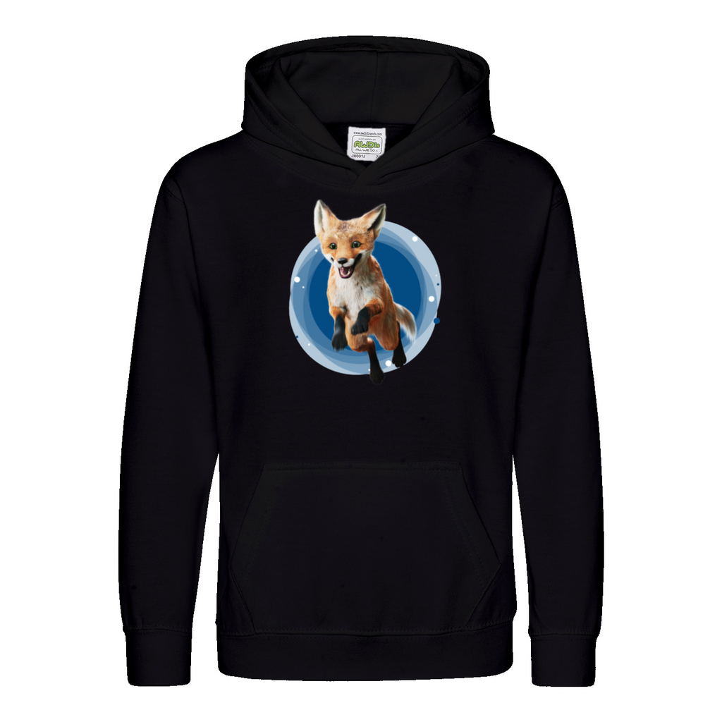 Rabbat, der Fuchs springend - Kids Hoodie