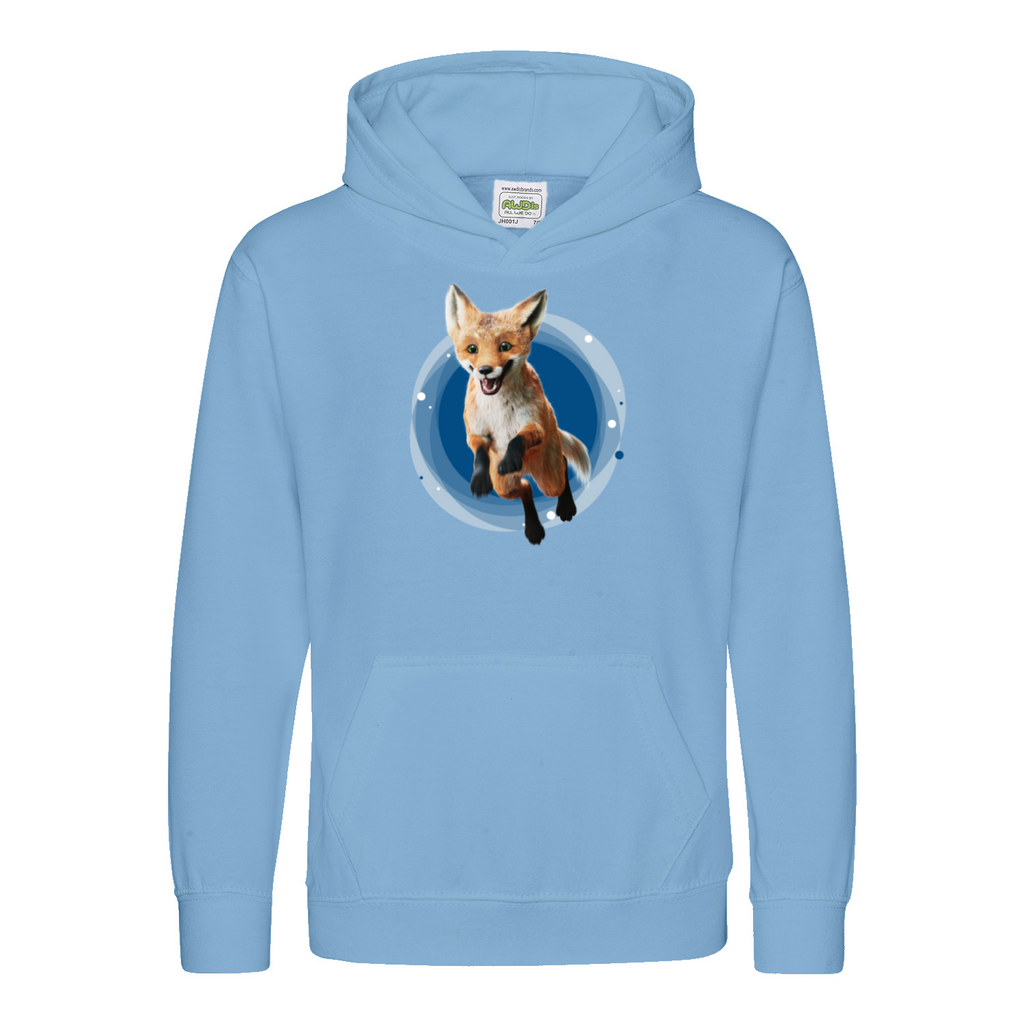 Rabbat, der Fuchs springend - Kids Hoodie