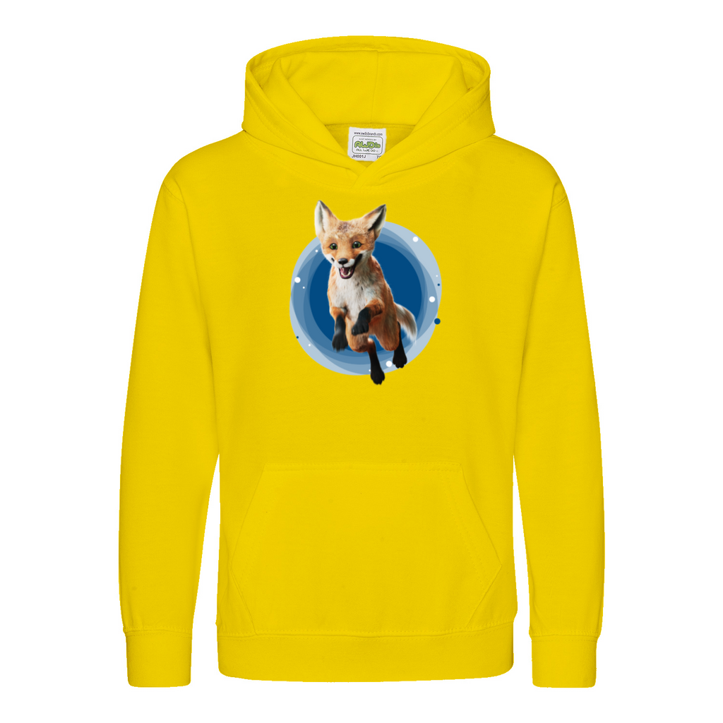 Rabbat, der Fuchs springend - Kids Hoodie