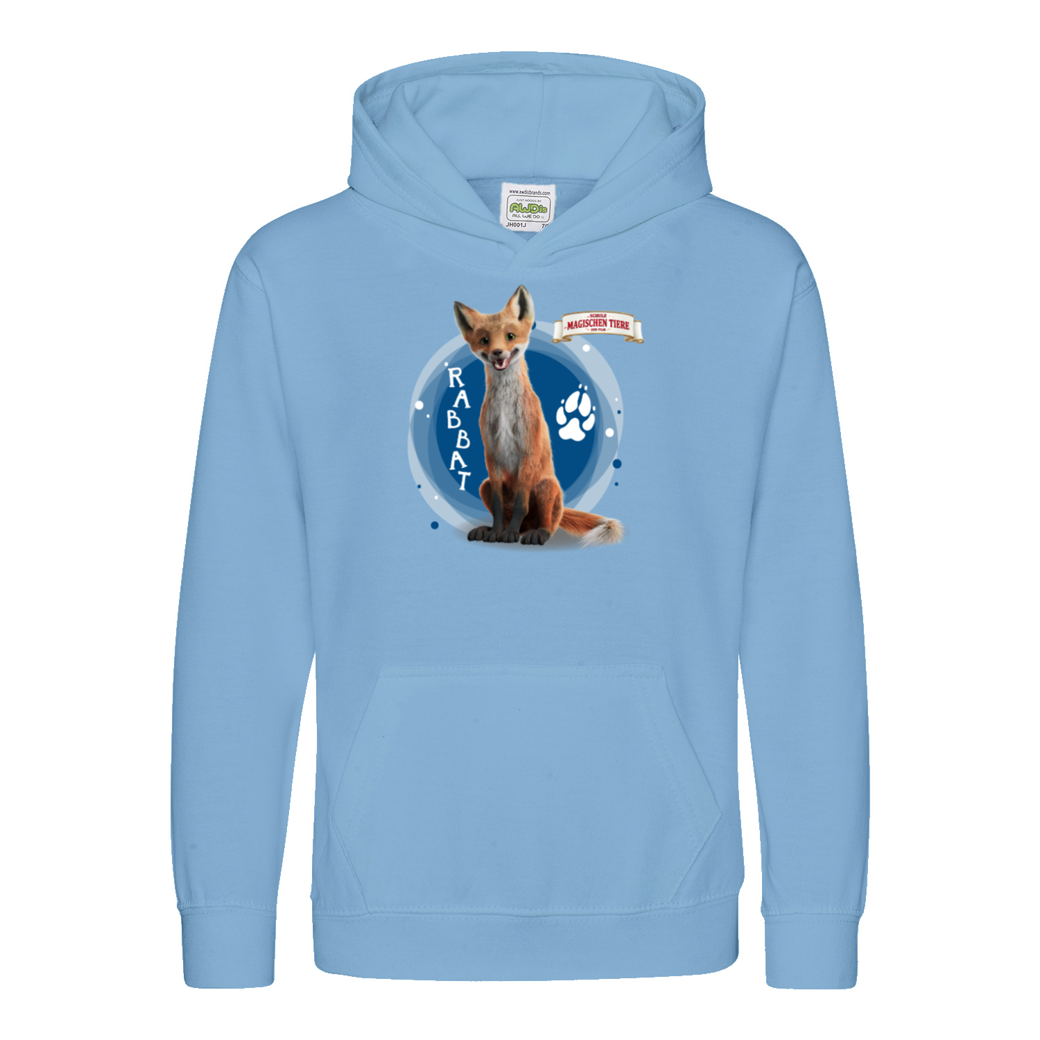 Rabbat, der Fuchs Namensshirt - Kids Hoodie