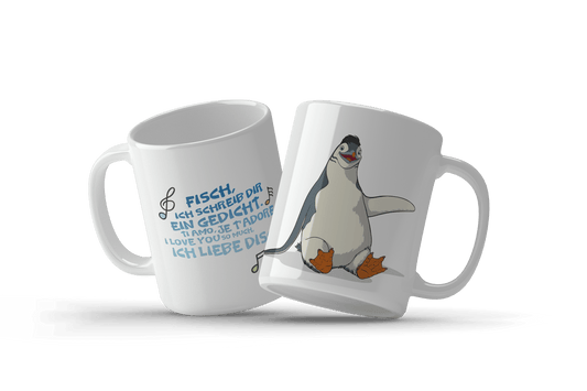 Ich liebe disch -Juri - Tasse Weiß - Die Schule der magischen Tiere - Offizieller Shop zum Film