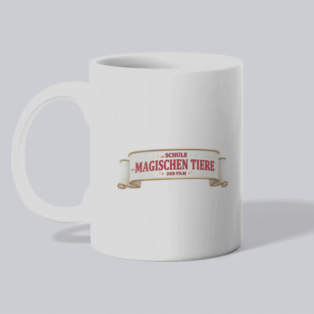 Karajan, der Kater Logo - Tasse Weiß