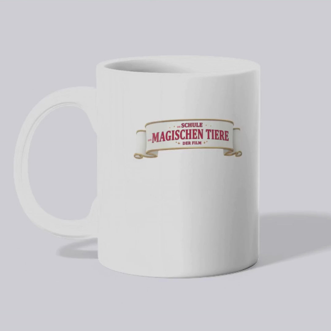 Caspar, das Chamäleon - Tasse weiß