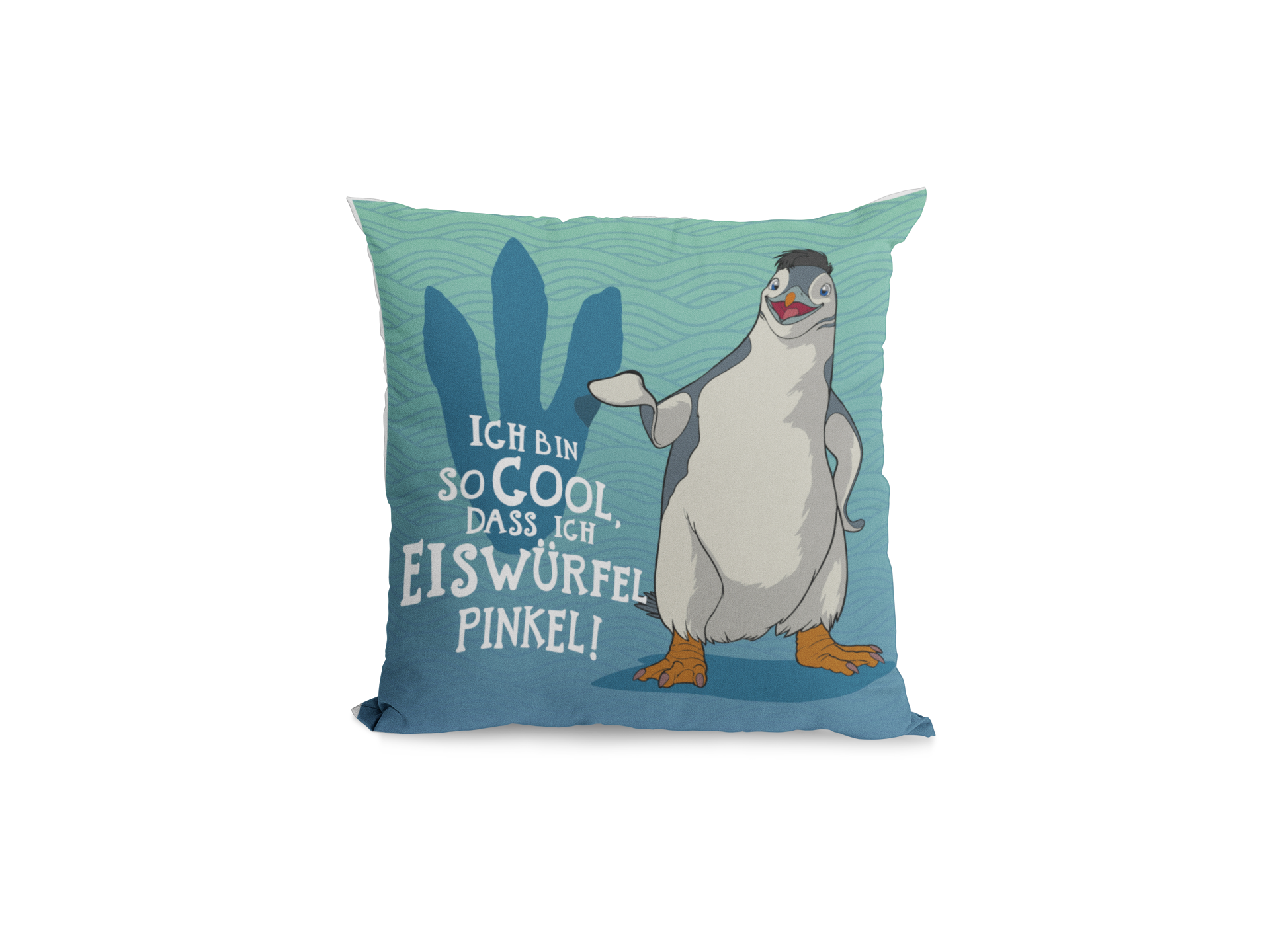 Ich bin so Cool, dass ich Eiswürfel pinkel! - Baumwollkissen